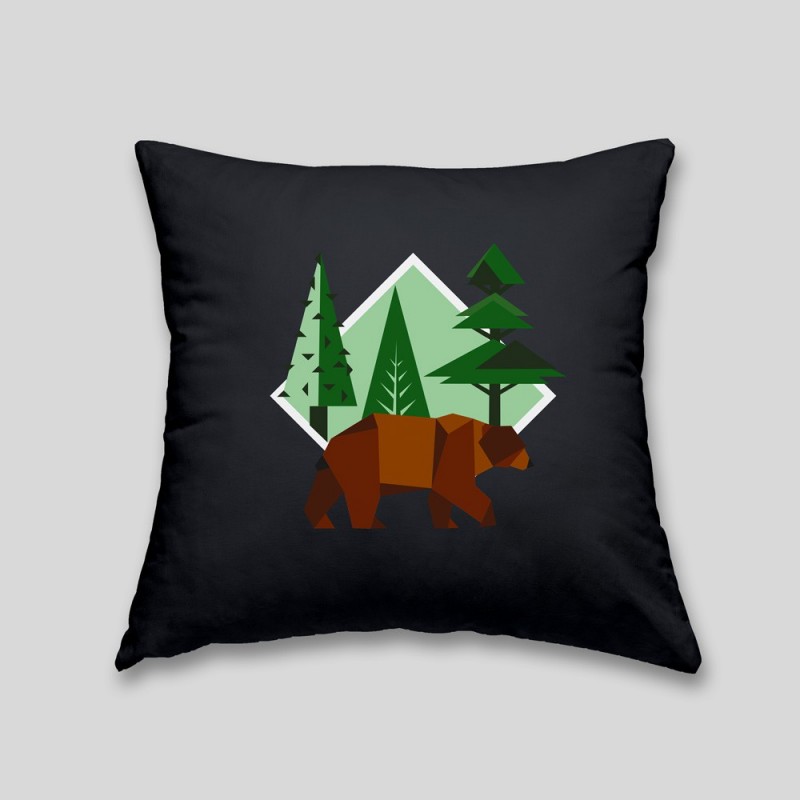Brown bear cushion Brown bear cushion